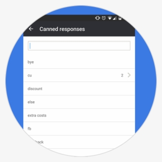Live Chat Canned Responses - Android App