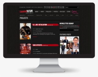 Channing Tatum Unwrapped Website - Led-backlit Lcd Display