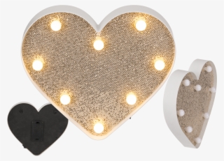 Illuminated Plastic Heart - Heart