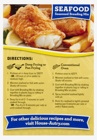 House Autry Seafood Breader - Fish And Chips