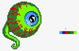 Green Eye - Pixel Art Septic Sam