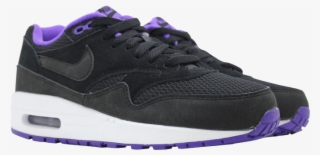 Nike Air Purple And Black - Sneakers