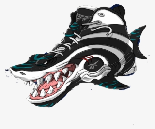 Clip Transparent Library Art Reebok Air Jordan Sharks - Sneaker Art