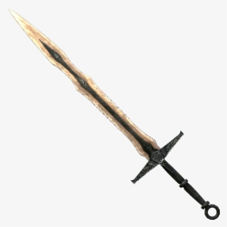 Real Sword Png File - Dragonbone Sword Skyrim