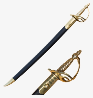 Cavalry Sword With Genuine Leather And Real Brass Scabbard - Sabre