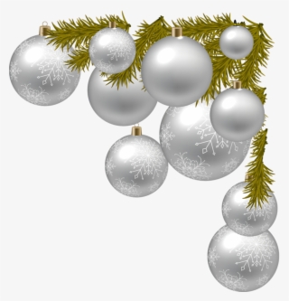 Noel Bordures Christmas Clipart, Christmas Images, - Silver Christmas Decor Png