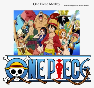 One Piece Medley Sheet Music Composed By Shiro Hamaguchi - One Piece Character Icons