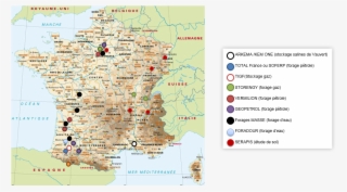 Les Clients En France - Détaillé Carte De France