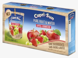 Capri Sun Pure Fruit & Water Apfel Erdbeere 5 X 0,2l - Capri Sun Fruit Water