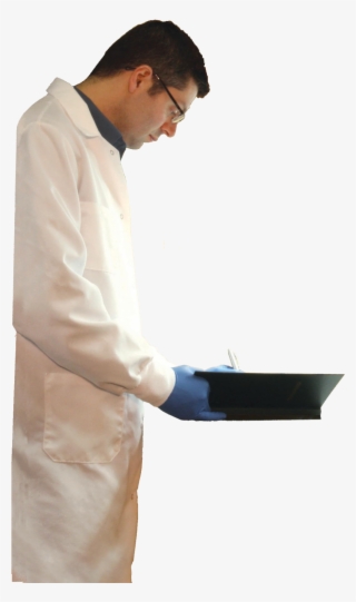 We Source Quality Lab Equipment - Person Lab Coat Standing Png
