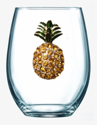 Red Apple Jeweled Stemless Wine Glass - Wine Glass