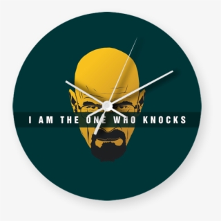 Breaking Bad Printed Wall Clock - Breaking Bad Wallpaper Im The One Who Knocks