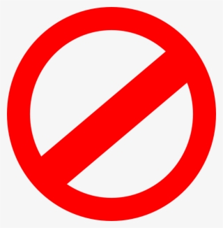 Prohibited Clipart