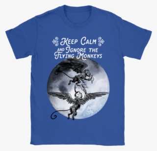 The Wizard Of Oz 'keep Calm And Ignore The Flying Monkeys' - Shirt