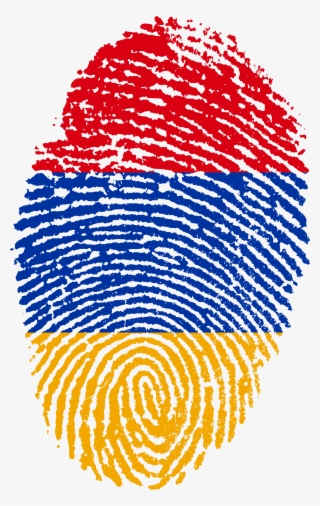 Armenia Flag Fingerprint Country 655085 - Armenian Flag Png