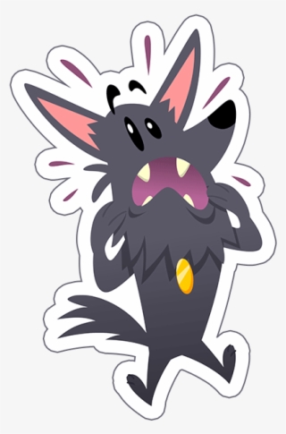 Cute Funny Dog Comic Stickers Messages Sticker-4 - Cartoon