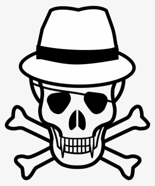 Big Image - Skull And Crossbones Cut Out