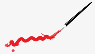 Red Red Paint Paint - Pincel Con Pintura Roja