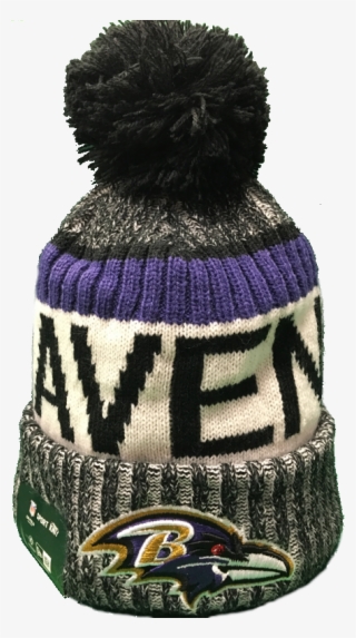 Baltimore Ravens Nfl 17 Sideline Pom Toque More Than - Knit Cap