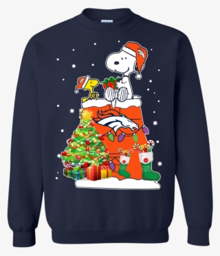 Check Out This Awesome Denver Broncos Snoopy & Woodstock - Christmas Jumper