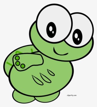 Basic Cartoon Turtle Clipart Png Download