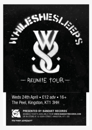 While She Sleeps / Feed The Rhino / Dead Harts - While She Sleeps Font