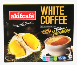 Akifcafe White Coffee Durian Musang King New - Dish