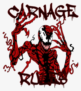 Carnage Rules By Gridalien Follow Him On Tumblr Here - Carnage Marvel Transparent