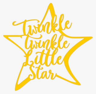 Twinkle Twinkle Little Star Metal Art - Calligraphy