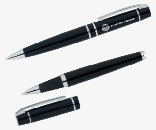 Schreibset Kugelschreiber Und Rollerball Aus Metall