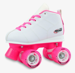 Details About Rocket White Pink Kids Girls Speed Quad - Quad Skates