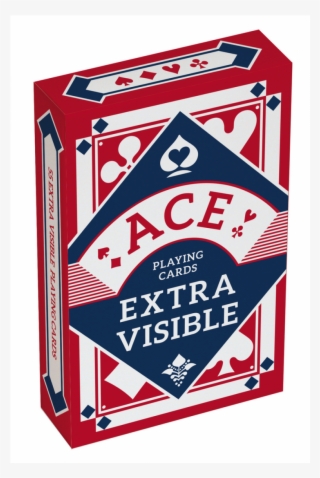 Card Game Ace Extra Visible Red