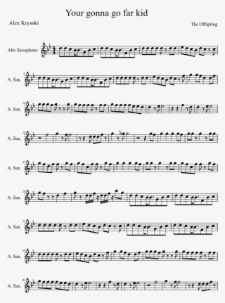 Sheet Music Made By Ordinarygamer For Alto Saxophone - Thinking Out Loud Partitura Violin