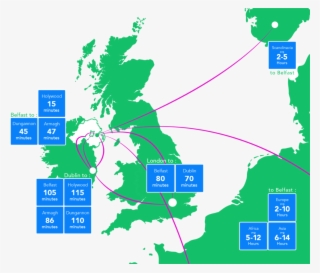 Boarding Ni Map With Europe Time-01 - Great Britain Map Vector