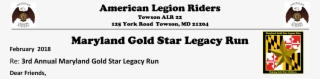 Gold Star Legacy Run - American Legion Riders
