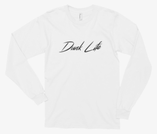 Dunk Life Long-sleeve White - T-shirt