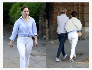 She Looks Great Squeezed Into Those White Pants
