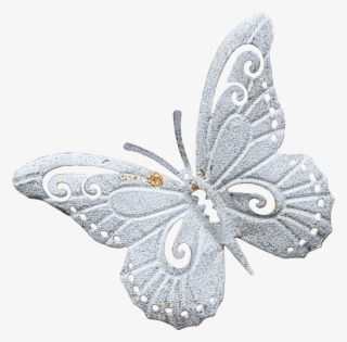 Silver Butterfly Png - - Silver Butterfly Png