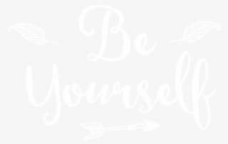 Be Yourself - Johns Hopkins Logo White
