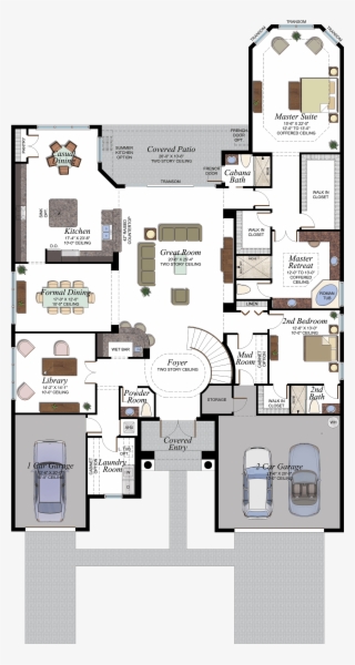The Ridge At Wiregrass Ranch Sebastian First Floor - Floor Plan