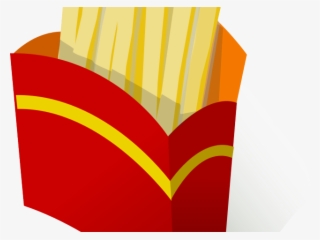 Mcdonalds Clipart Fries - Transparent Cartoon French Fries Png