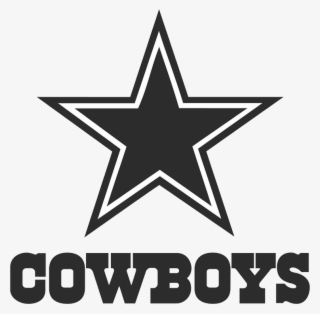 Dallas Cowboys Png - Black Dallas Cowboy Star