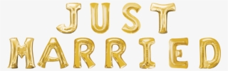 Just Married Png Transparent