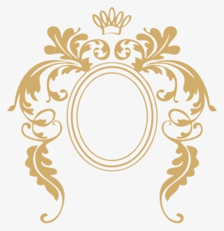 Frame Baroque Ii - Beauty And The Beast Vector Frame