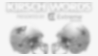 320 Kirsch Words Helmets Articles Cowboys - Monochrome