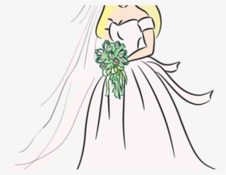 Wedding Veil Clipart - Illustration