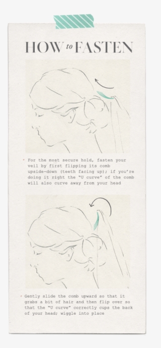 How To Fasten A Veil - Arquiste