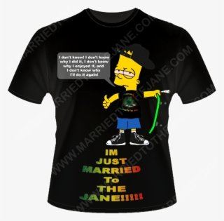 Stoned Bart - T Shirt