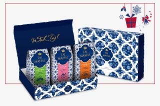 Taj Mahal Gift Box With 3 Assorted Flavoured Tea - Taj Mahal Tea Gift Box