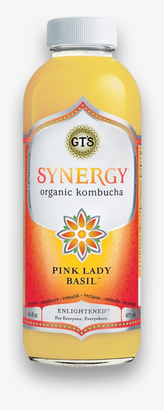 Pink Lady Basil Kombucha
